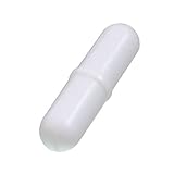 uxcell 撹拌子 マグネティックスターラーバー　ホワイト　PTFE製　コーティングミキサー　9mmx35mm