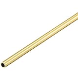 1本入 真鍮丸管 300mm長さ 外径4mm 壁厚さ0.5mm シームレスストレートパイプチューブ 真鍮 丸パイプ 3mm ID x 4mm OD
