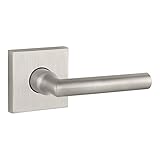 Baldwin PVTUBCSR150 Reserve Privacy Tube with Contemporary Square Rose in Satin Nickel Finish [並行輸入品