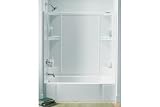 Accord 34 " x 32 " Whirlpool Tub仕上げ:アーモンド、排水位置:左