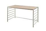 デザインデスク　ラダーデスク　パソコンデスク (幅120 板天板ナチュラル色)