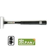 土牛 DOGYU　両口玄能　ステンレスグラス柄八角玄能　300g　01244