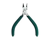 Jonard JIC-453 Chrome Vanadium Steel Flush Cut Plier with Turquoise Handle, 4-1/2' Length [並行輸入品]