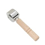 【ノーブランド品】 ステンレス鋼　レザー クラフト用　ローラー　接着　折り目プレスツール　全3サイズ - S