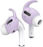 【elago】 AirPods Pro 対応 イヤーピース 落下防止 イヤホン アクセサリー シリコン 製 イヤーフック イヤーチップ 2サイズ × 2セット [ Apple AirPodsPro MWP22J/A エアーポッズPro エアーポッズプロ 対応 ] EAR BUDS HOOKS ネオンイエロー