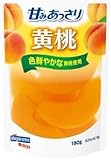 はごろも 甘みあっさり黄桃パウチ１８０ｇ×12パック