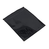 800ピース10.2 X7 cm ( 4 " x5 " )ブラッククリアMylarファスナー食品ストレージバッグアルミ箔ZipロックResealable Packing Pouches Colored