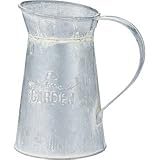 ~Coco Heart~ スチール　ミルクピッチャー　M　　花瓶に　　ハーバリウム　キャンドル　アロマワックスバー　作りに（木の実・ドライフラワー.リース、アレンジ）