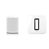 【ワイヤレススピーカーとサブウーファーのセット】Sonos ソノス ワイヤレススピーカー One（ワン） ホワイト + サブウーファー Sub（サブ）ホワイト