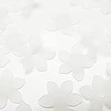 HARU雑貨 アクリルフラワー フロスト ビーズ 5枚弁 浅型 約20mm 20個セット g クリアー 花びら 花弁 ビーズ