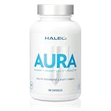 HALEO コラーゲン サプリ AURA(オーラ) 1型 + 非変性2型コラーゲン ダブル配合 MSM グルコサミン コンドロイチン エラスチン 180カプセル
