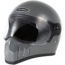 Amazon.co.jp: フルフェイスへルメット HORIZONHELMETS グレー JADE (S