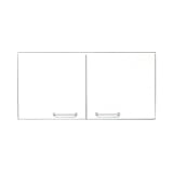 関家具 インテリア 収納 食器棚 80上置 クリスタルIII 121019 【代引き不可】