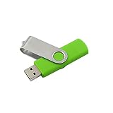 小容量のUSBフラッシュドライブ1GBのUSB 2.0メモリスティックスイベルペンドライブポータブルUディスクグリーン1個で