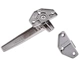 F Fityle ドアハッチ窓ファスナーラッチ　プロフェッショナルグレード品質　160 x 18 mm ステンレス製