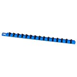 Ernst Manufacturing 8404-Blue-3/8 18-Inch Socket Organizer and 15-3/8-Inch Twist Lock Clips [並行輸入品]
