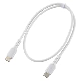 オーム(OHM) AudioComm usb c ケーブル 急速充電PD対応 USB-C to USB-C 0.5m ホワイト｜オーム電機 SMT-L05DCC-W 01-7328