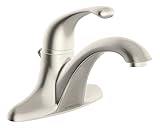 Symmons S-6612-STN-1.5 Unity Centerset 1-Handle Bathroom Faucet, Satin Nickel, 4" [並行輸入品]