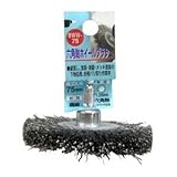(業務用3個セット) H＆H 六角軸ホイールブラシ/先端工具 【バリ取り作業用/75mm】 鋼線 日本製 BWW-75 〔DIY用品/大工道具〕