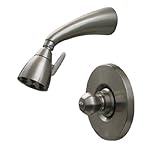 Whitehaus 614.828SH-POCH Blairhaus Washington 2 5/8-Inch Pressure Balance Valve with Showerhead and 