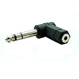 リタプロショップⓇ ステレオ標準 L型 変換プラグ 6.35mmステレオ標準プラグ(オス)-3.5mmステレオミニジャック(メス)