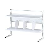 林製作所 デスクラック 可動棚付き W850 YS-54