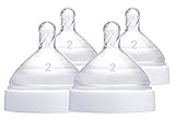 Born Free Breeze Level 2 Nipple, (Includes Bonus Baby Haven Reusable Steam Sterilizer Bag) by Babyha