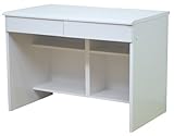 ライフスタイリングショップ パソコンデスク 収納棚 引出 幅100×奥行59cm ホワイト FS-031WH
