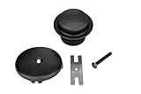 プレミア銅製品Tub Drainトリムとオーバーフローカバーfor Bathtubs – Oil Rubbed Bronze Single Hole D-301ORB 1