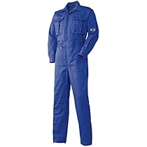 Amazon.co.jp: アタックベース 3838-30 綿100% 長袖ツナギ ブルー 4L