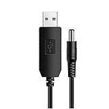 USB DC 5V 12V 昇圧 電源供給ケーブル 1m 2.1mm X 5.5mm 電圧変換ケーブル DCコネクタ変換アダプタ USB電圧ステップアップUSB→DC(外径5.5mm内径2.1mm) 5.5 * 2.1と5.5 * 2.5通用 5V To DC 12V カメラ/タブレット/携帯電話/扇風機用 (9V)