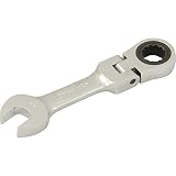 Dynamic Tools D076311 Stubby Flex Head Ratcheting Wrench, 11mm by Dynamic Tools