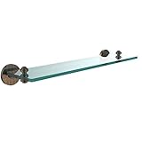 Allied Brass SB-1/22-VB 22 by 5-Inch Single Glass Shelf by Allied Brass