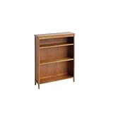 HMR-2664BR オマージュ hommage Book Shelf ブックシェルフ 本棚 文庫本 飾り棚 ディスプレイ棚 収納 薄型 スリム 可動棚 奥行き20cm 市場家具 【送料無料】