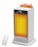 Bijia 4D超音波加湿セラミックヒーター 人感センサー 1200W 速暖 大風量 ECO恒温 空気清浄 タイマー 静音 左右首振り PSE認証済