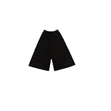 メール便無料【韓国子供服】ベーシックワイドパンツ(秋冬) キッズ 男の子 女の子 ガウチョパンツ 90cm100cm110cm120cm130cm (7)日本100cm ブラック