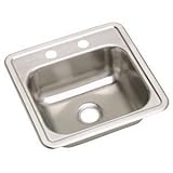 Elkay D115153 Dayton Kitchen Sink Satin Stainless Steel Top Mount 3 Holes by Elkay [並行輸入品]