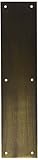Deltana PP3515U5 3 1/2-Inch x 15-Inch Solid Brass Push Plate by Top Notch Distributors, Inc. (Home I