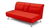 大川家具 関家具 ソファ 2.5人掛け 142cm幅 レッド 123143