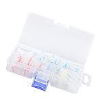 Fenteer 高品質　熱収縮バット ワイヤーコネクタ 100個入　圧着端子 防水 はんだシール 収縮率：2：1