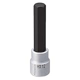 プロクソン(PROXXON) ヘックスビットソケット 3/8" ロング(80mm) 12mm No.83573