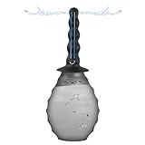 Soxeeh 洗浄器 330ml大容量 洗浄 多目的洗浄器 洗い 手動ポンプ式 シリコン製 滑り止め 男女兼用 洗浄器具 (ブラック)