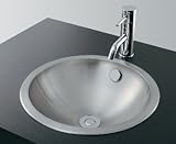 カクダイ:ステンレス丸型洗面器 型式:493-041