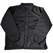 ジャケット・アウター Coach Black Coat Premium Coaches Jacket 6631419773043
