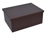 ちどり産業 フェイクレザー ボックス 高さ170mm 57-75DBR