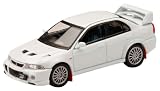 ホビージャパン HJ64 1/64 三菱 ランサー GSR エボリューション 6 (CP9A) 1999 マッドフラップ付き スコーティアホワイト 完成品