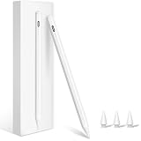 iPad (2026-2018)用スタイラスペン、iPad A16 11th/10/9/8/7/6Gen、Air M4/M3/M2/11/13インチ/5/4/3rd、Pro M4 M5 11インチ/13インチ/12.9インチ、Mini A17用スタイラスペン。 Pro 7/6。 /5、手のひら拒絶チルト感度。