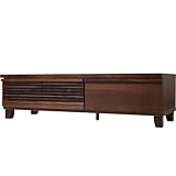 日本製(大川) 天然木ウォールナット材使用 120幅AVボード 2311