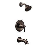 Moen t2183 posi-temp圧力平衡タブとシャワートリムwith 2.5 GPMシャワーH、 T2183ORB 1