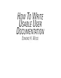 Image de How to Write Usable User Documentation